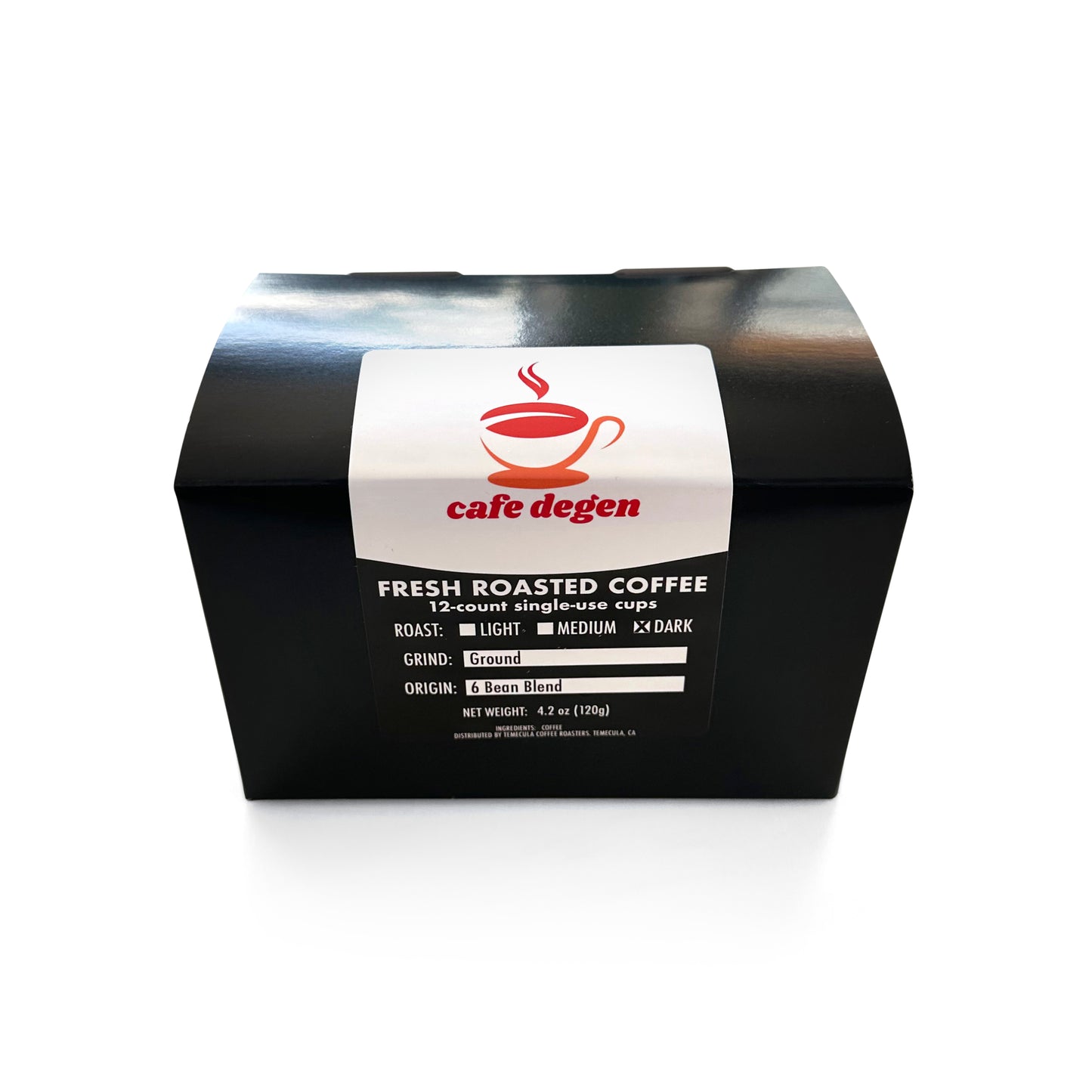 6 Bean Blend 12 Pack Single Serve Coffee Capsules (K-Cups)