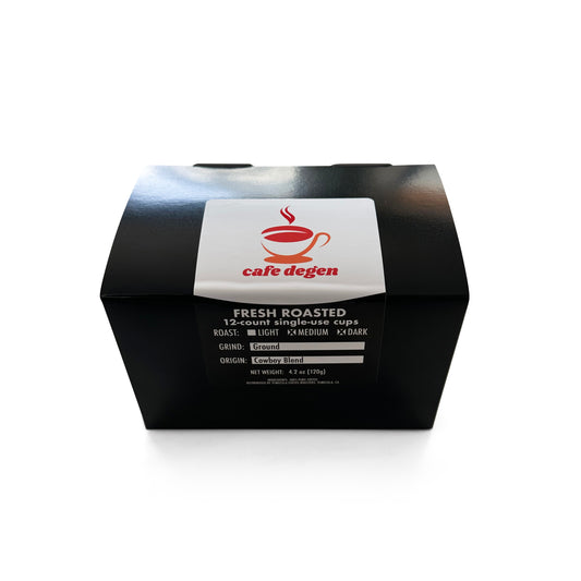 Cowboy Blend 12 Pack Single Serve Coffee Capsules (K-Cups)