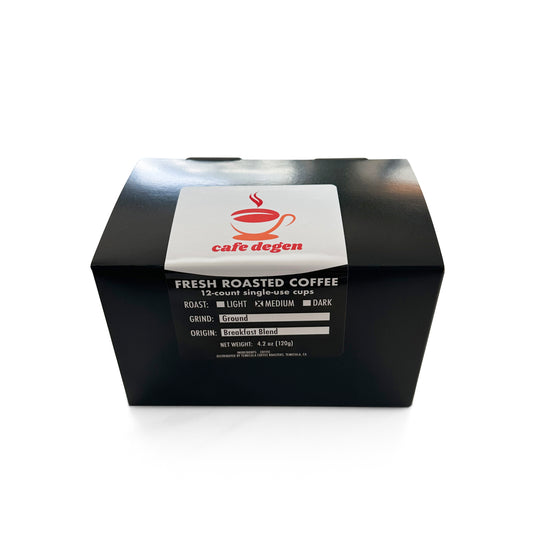 Breakfast Blend 12 Pack Single Serve Coffee Capsules (K-Cups)