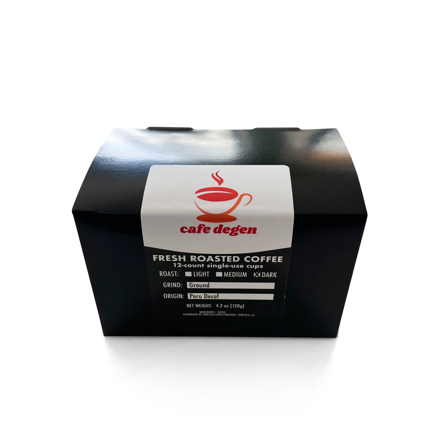Peru Decaf 12 Pack Single Serve Coffee Capsules (K-Cups)