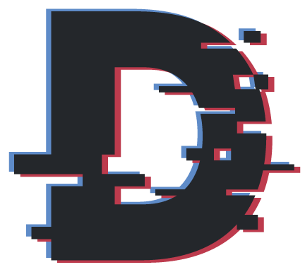 Café Degen glitch D logo